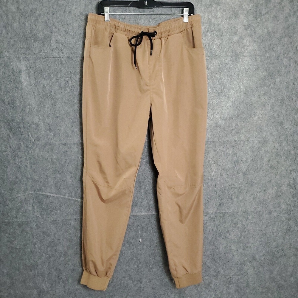 South Pole Pants Adult Extra Large 35x30 Brown Jogger Drawstring Sweatpants Mens